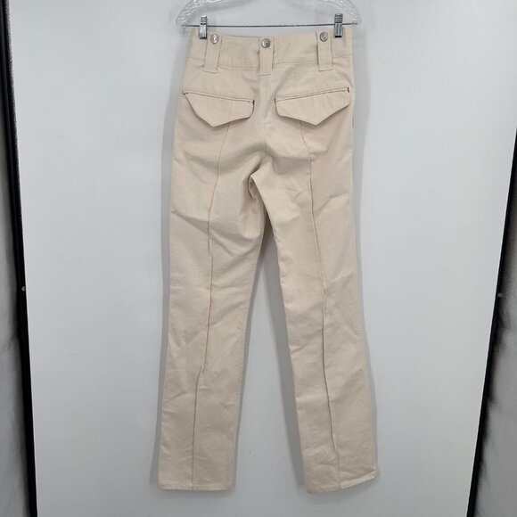 Isabel Marant Étoile Dilirok Pants in Light Beige Shade  Size 36 (USA 4 )NWT - Picture 4 of 15